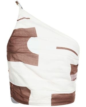 Bird & Knoll Top - Blanco