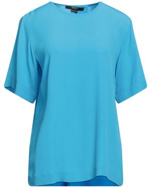 SEVENTY VENEZIA Azure Top Acetate, Silk - Blue