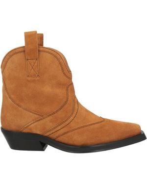 Ganni Ankle Boots - Brown