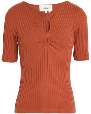 Ba&sh T-Shirt Cotton, Elastane - Orange