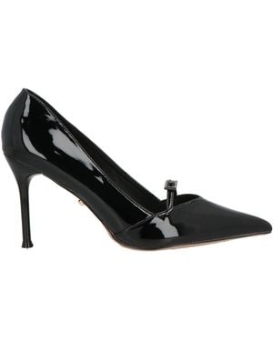 Twenty Four Haitch Court Shoes - Black