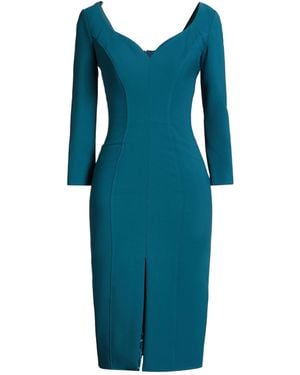 Elisabetta Franchi Midi Dresses - Blue