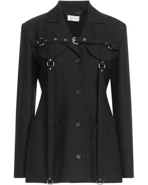 Off-White c/o Virgil Abloh Cargo Buckle-strap Single-breasted Jacket - Black