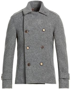 Bob Coat Polyester, Acrylic, Virgin Wool, Elastane - Gray