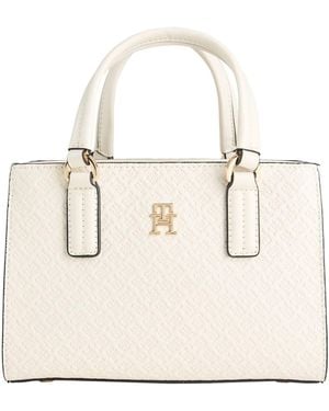Tommy Hilfiger Ivory Handbag Polyurethane - Natural
