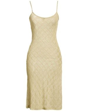 Liu Jo Light Mini Dress Viscose, Polyamide - Natural