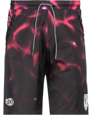 Octopus Shorts & Bermuda Shorts Polyester - Black
