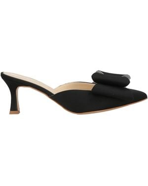 Ovyè Mules & Clogs Textile Fibers - Black