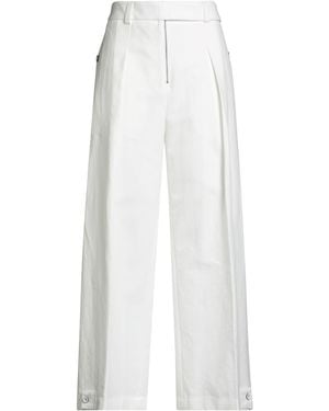 Jil Sander Trousers Cotton - White