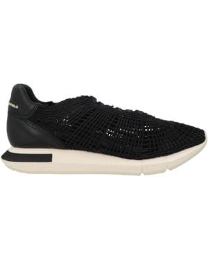 Manuel Barceló Sneakers Leather, Textile Fibers - Black