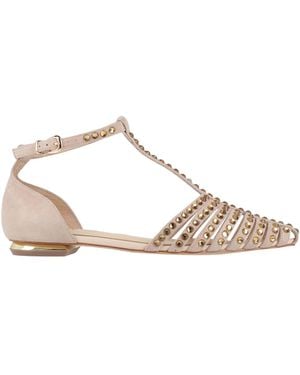 Emanuélle Vee Ballet Flats - Natural