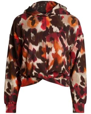 Deha Rust Sweatshirt Modal, Cotton, Elastane - Red