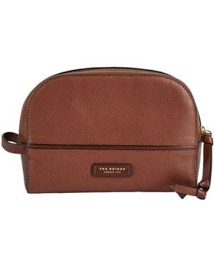 The Bridge Beauty Case Cow Leather - Brown