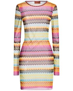 Missoni Mini Dress Polyamide, Elastane - Pink