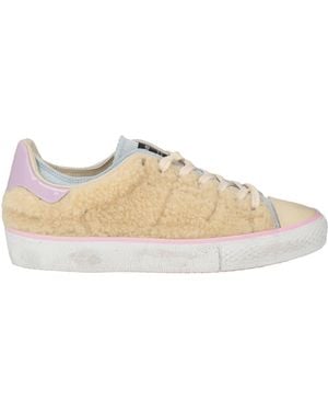 HIDNANDER Ivory Trainers Textile Fibres - Natural