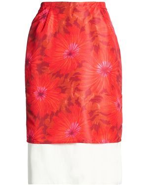Wales Bonner Midi Skirt Polyester - Red