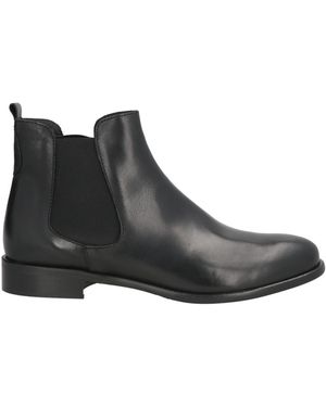 Elisa Lanci Ankle Boots Leather - Black