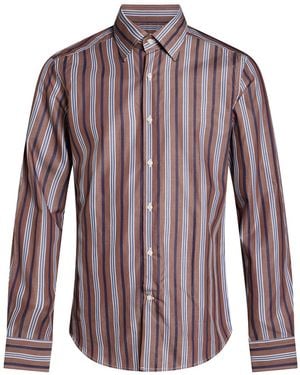 Ghirardelli Shirt Cotton - Purple