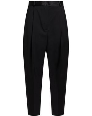 Jucca Trousers Polyester, Virgin Wool, Elastane - Black