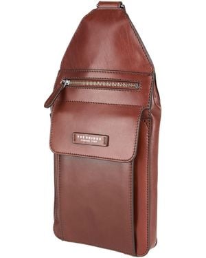 The Bridge Backpack Leather - Red