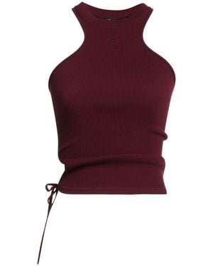 ANDREADAMO Burgundy Top Polyamide, Elastane - Purple
