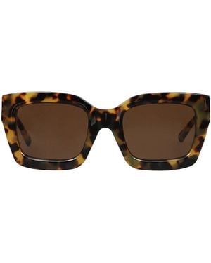 The Attico Sonnenbrille - Braun