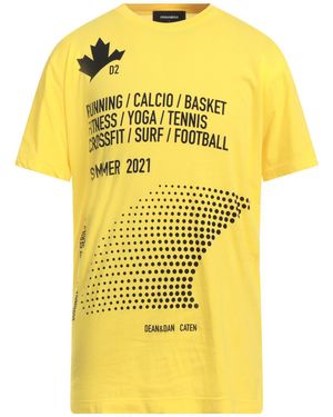 DSquared² T-shirts - Gelb