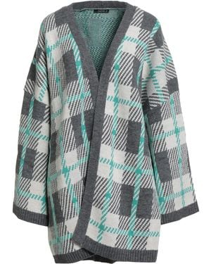 MATEHA Cardigan Acrylic, Wool, Viscose, Alpaca Wool - Blue