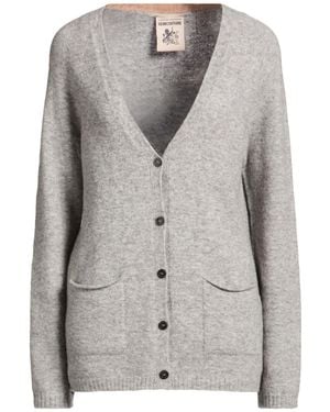 Semicouture Cardigan Virgin Wool, Polyamide, Cashmere, Elastane - Gray