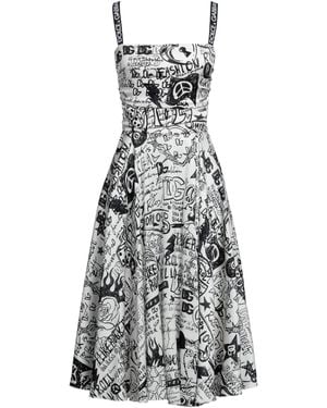 Dolce & Gabbana Midi Dress - White