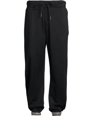 Iceberg Pants Polyamide, Cotton - Black