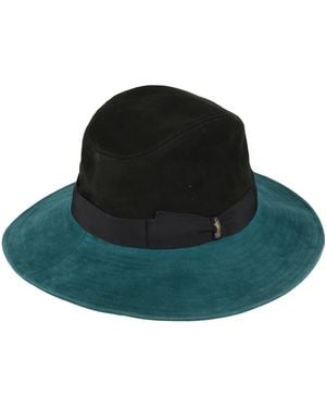 Borsalino Hat Leather - Green