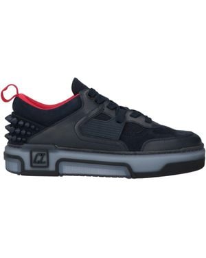 Christian Louboutin Trainers Calfskin, Textile Fibres - Blue