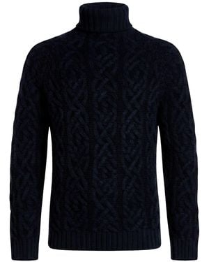 Isaia Turtlenecks - Blue
