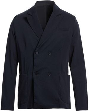 Alpha Studio Midnight Blazer Cotton, Elastane - Blue