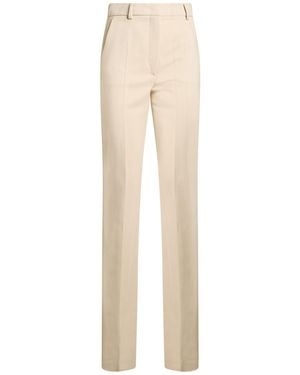 Sportmax Pants Viscose, Elastane - Natural