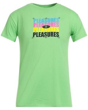 Pleasures Lime T-Shirt Cotton - Green