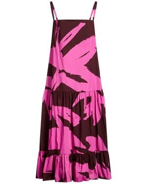 Marios Schwab Maxi Dress Cotton - Purple