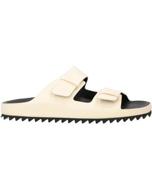 Officine Creative Cream Sandals Leather - White