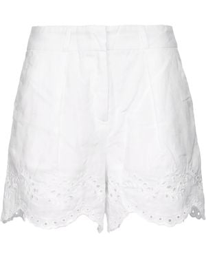 Paperlace Shorts & Bermuda Shorts - White