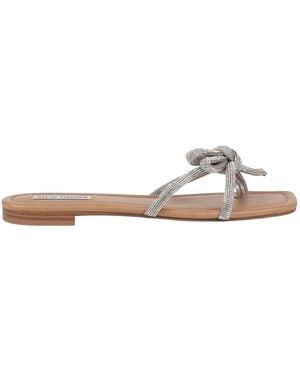 Steve Madden Thong Sandals - Metallic