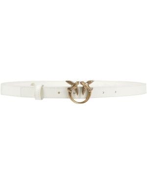 Pinko Belt Leather - White