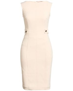 Nenette Ivory Midi Dress Polyester, Elastane - Natural