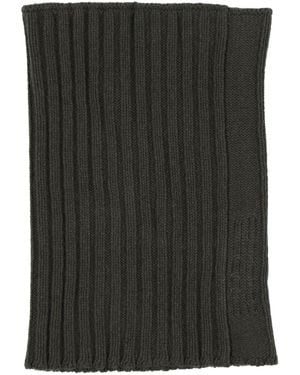 Rick Owens Scarf Alpaca Wool, Polyamide, Wool - Black