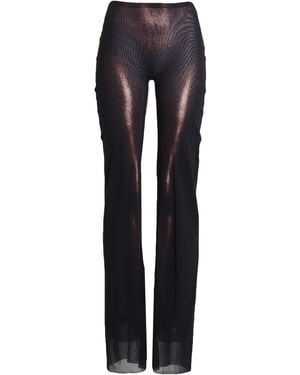 Jean Paul Gaultier Trousers Polyamide - Blue