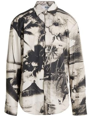 MSGM Camicia - Grigio