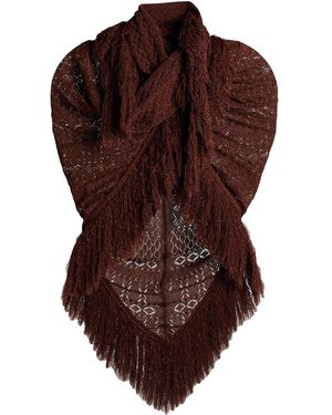 Akep Scarf Viscose, Polyester - Brown