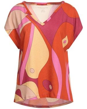 Majestic Filatures T-Shirt Cotton, Linen - Pink