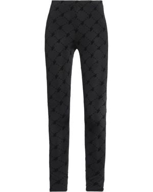 Pinko Leggings Polyester, Elastane - Black