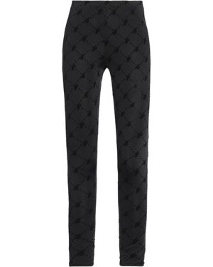 Pinko Leggings Polyester, Elastane - Black
